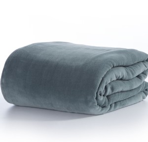 Κουβέρτα Fleece Μονή Nef - Nef Cozy Dusty Blue Κουβέρτα Fleece Μονή Nef - Nef Cozy Dusty Blue