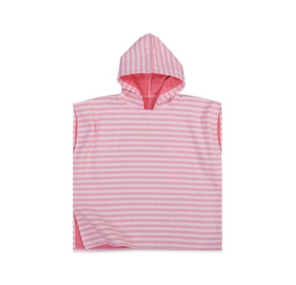 Πόντσο Παιδικό Βαμβακερό 60x60 Nef - Nef Sweet Line Coral Πόντσο Παιδικό Βαμβακερό 60x60 Nef - Nef Sweet Line Coral