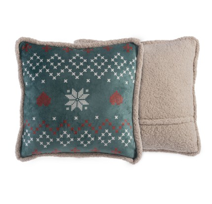 Χριστουγεννιάτικο Διακοσμητικό Μαξιλάρι (50x 50) Nef- Nef Holly Jolly Green