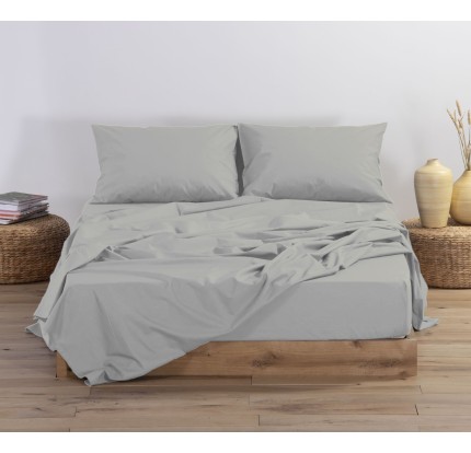 Σεντόνι Μονό 1.70x2.70 Nef-Nef Basic Silver Grey Σεντόνι Μονό 1.70x2.70 Nef-Nef Basic Silver Grey