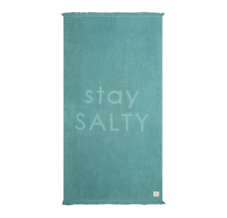 Πετσέτα Θαλάσσης 90x170 Nef-Nef Stay Salty Teal Πετσέτα Θαλάσσης 90x170 Nef-Nef Stay Salty Teal