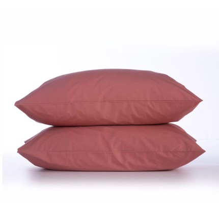 Ζεύγος Μαξιλαροθήκες 52x 72 Nef-Nef Basic Teracotta Ζεύγος Μαξιλαροθήκες 52x 72 Nef-Nef Basic Teracotta