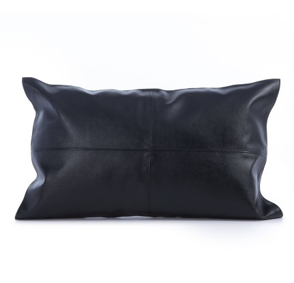 Διακοσμητικό Μαξιλάρι 30x50 Με Υφή Δέρματος Nef - Nef Lethal Black