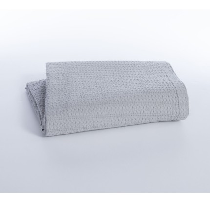 Κουβέρτα Πικέ Μονή Nef-Nef Cool Light Grey