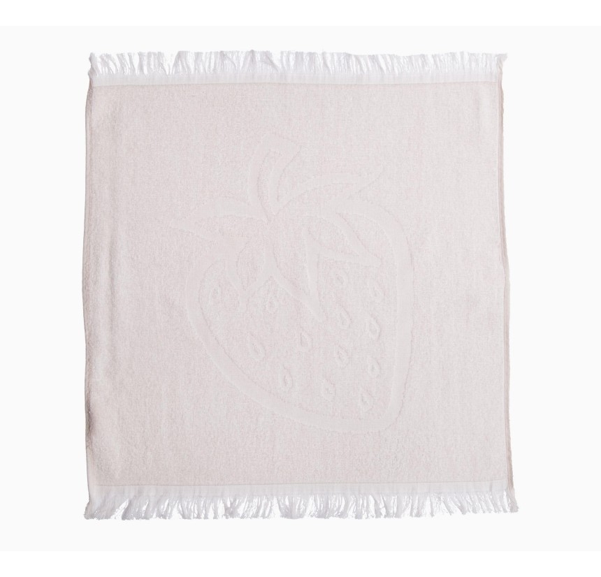 Πετσέτα Κουζίνας Nef-Nef 50x50 Sweet Strawberry Ecru