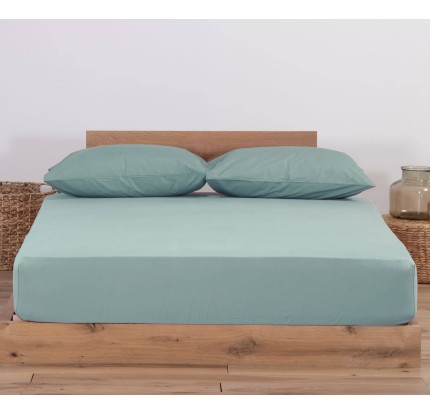 Σεντόνι Μακό Μονό με Λάστιχο Jersey 1.00x 2.00 +30 Nef - Nef Mint