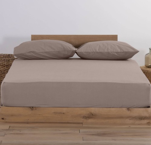 Σεντόνι Μακό Μονό με Λάστιχο Jersey 1.00x 2.00 +30 Nef - Nef Mocca