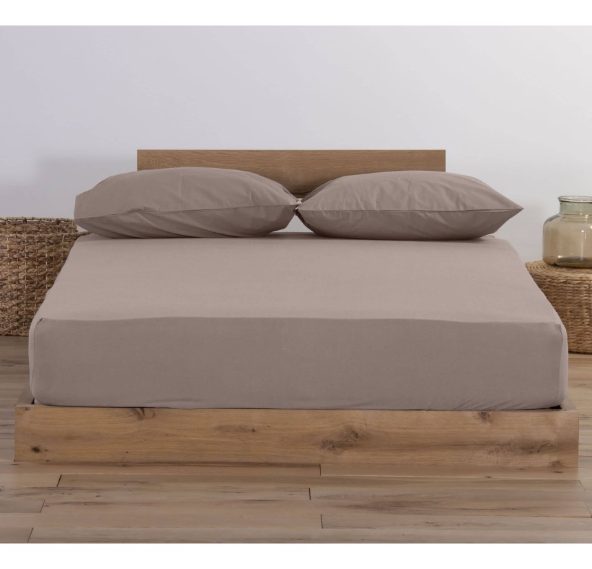 Σεντόνι Μακό Μονό με Λάστιχο Jersey 1.00x 2.00 +30 Nef - Nef Mocca Σεντόνι Μακό Μονό με Λάστιχο Jersey 1.00x 2.00 +30 Nef - Nef Mocca