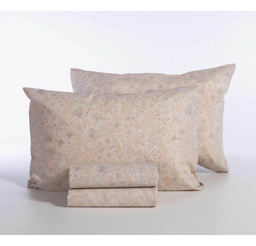 Σεντόνια Υπέρδιπλα (Σετ) με Λάστιχο Nef - Nef Lucil Beige Σεντόνια Υπέρδιπλα (Σετ) με Λάστιχο Nef - Nef Lucil Beige