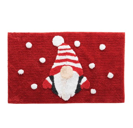 Χαλάκι Μπάνιου 50x80 Nef-Nef Happy Dwarf Red