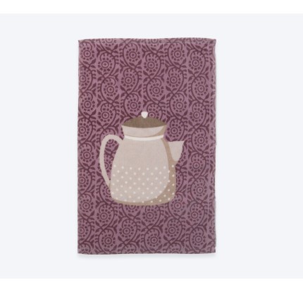 Πετσέτα Κουζίνας Βελουτέ  40x60 Nef-Nef My Teapot Mauve Πετσέτα Κουζίνας Βελουτέ  40x60 Nef-Nef My Teapot Mauve