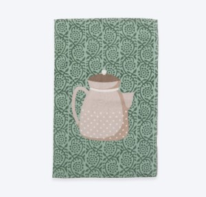 Πετσέτα Κουζίνας Βελουτέ  40x60 Nef-Nef My Teapot Green Πετσέτα Κουζίνας Βελουτέ  40x60 Nef-Nef My Teapot Green