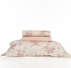 Σεντόνια Υπέρδιπλα (Σετ) Βαμβακοσατέν Nef - Nef Lefebr Ecru/ Rose Σεντόνια Υπέρδιπλα (Σετ) Βαμβακοσατέν Nef - Nef Lefebr Ecru/ Rose