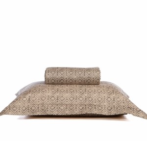 Παπλωματοθήκη Υπέρδιπλη (ΣΕΤ) Βαμβακοσατέν Nef - Nef Cardynal Beige/Grey Παπλωματοθήκη Υπέρδιπλη (ΣΕΤ) Βαμβακοσατέν Nef - Nef Cardynal Beige/Grey