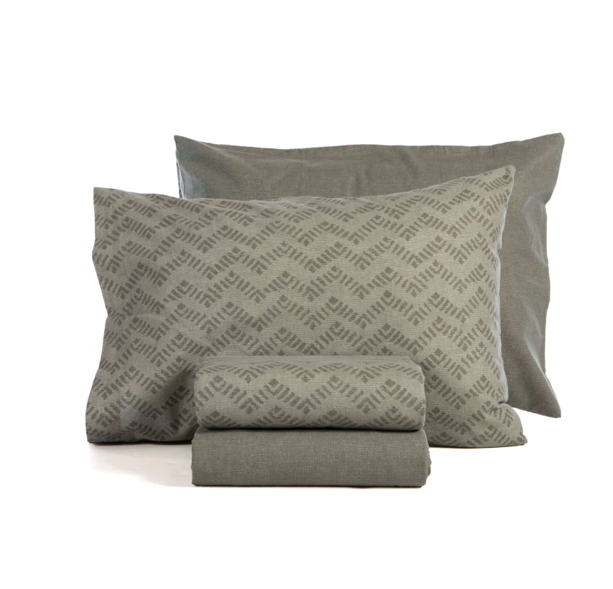 Σεντόνια Υπέρδιπλα (Σετ) Φανελένια Nef - Nef Otrando Green Σεντόνια Υπέρδιπλα (Σετ) Φανελένια Nef - Nef Otrando Green