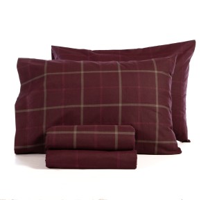 Παπλωματοθήκη Υπέρδιπλη (Σετ) Φανελένια Nef - Nef Naiberg Bordo Παπλωματοθήκη Υπέρδιπλη (Σετ) Φανελένια Nef - Nef Naiberg Bordo