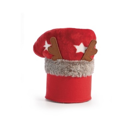 Χριστουγεννιάτικη Κουβέρτα - Διακοσμητικό Ριχτάρι 110x140 Nef-Nef Christmas Starlight Red/Red