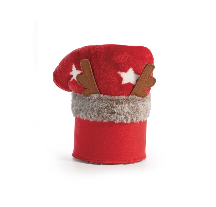 Χριστουγεννιάτικη Κουβέρτα - Διακοσμητικό Ριχτάρι 110x140 Nef-Nef Christmas Starlight Red/Red