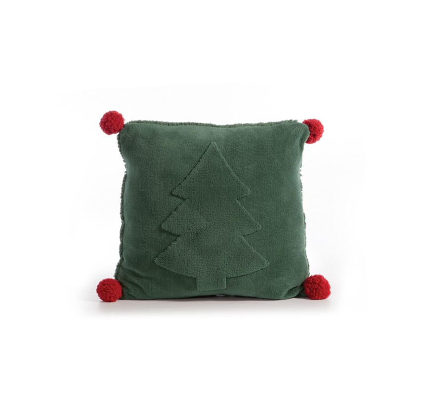 Χριστουγεννιάτικο Διακοσμητικό Μαξιλάρι (45x 45) Nef- Nef Trees Of Joy Green