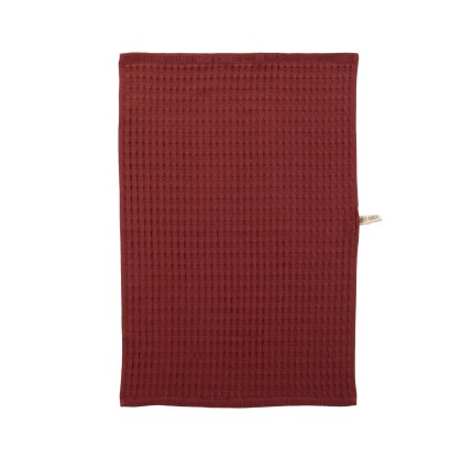 Ποτηρόπανο Πικέ Κουζίνας 45x68 Nef-Nef Wafflow 24 Bordo Ποτηρόπανο Πικέ Κουζίνας 45x68 Nef-Nef Wafflow 24 Bordo