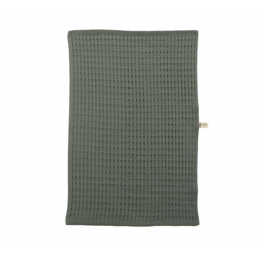 Ποτηρόπανο Πικέ Κουζίνας 45x68 Nef-Nef Wafflow 24 Green Ποτηρόπανο Πικέ Κουζίνας 45x68 Nef-Nef Wafflow 24 Green