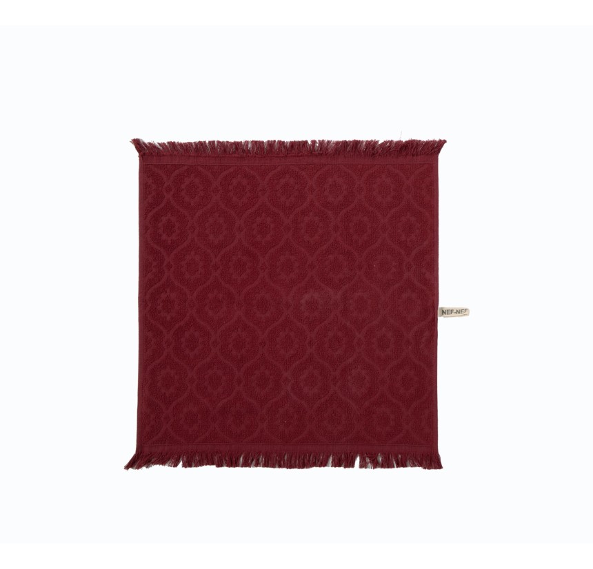Πετσέτα Κουζίνας Nef-Nef 50x50 Marocco Bordo