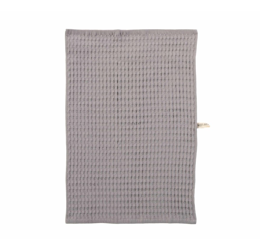 Ποτηρόπανο Πικέ Κουζίνας 45x68 Nef-Nef Wafflow 24 D.Grey Ποτηρόπανο Πικέ Κουζίνας 45x68 Nef-Nef Wafflow 24 D.Grey