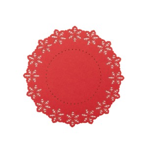 Χριστουγεννιάτικο Σουπλά D.38 Σετ 2 τμχ Nef - Nef Snow Felt Red Χριστουγεννιάτικο Σουπλά D.38 Σετ 2 τμχ Nef - Nef Snow Felt Red