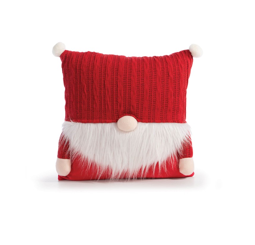 Χριστουγεννιάτικη Διακοσμητική Μαξιλαροθήκη  (45x 45) Nef- Nef Gnome Beard Red