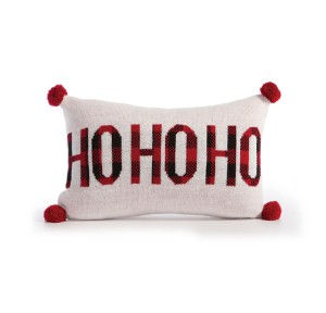 Χριστουγεννιάτικη Διακοσμητική Μαξιλαροθήκη  (30x 50) Nef- Nef Ho Ho Ho White/Red