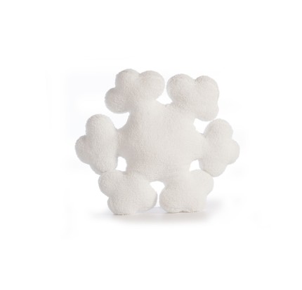 Χριστουγεννιάτικο Διακοσμητικό Μαξιλάρι (45cm) Nef- Nef Snowflake White