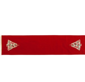 Χριστουγεννιάτικη Τραβέρσα 33x 150 Nef- Nef Christmas Deco Red Χριστουγεννιάτικη Τραβέρσα 33x 150 Nef- Nef Christmas Deco Red