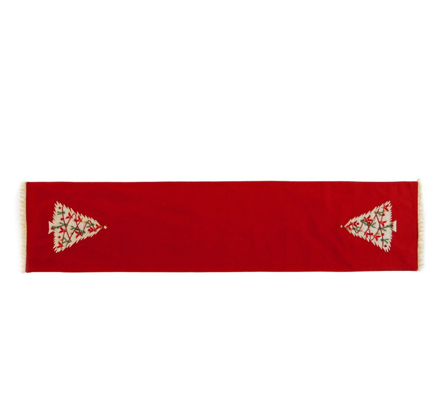 Χριστουγεννιάτικη Τραβέρσα 33x 150 Nef- Nef Christmas Deco Red Χριστουγεννιάτικη Τραβέρσα 33x 150 Nef- Nef Christmas Deco Red