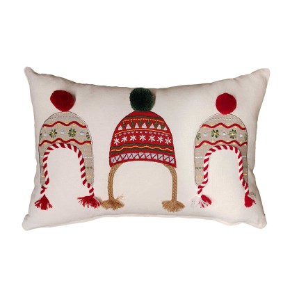 Χριστουγεννιάτικο Διακοσμητικό Μαξιλάρι (30x 45) Nef- Nef White Christmas Ecru