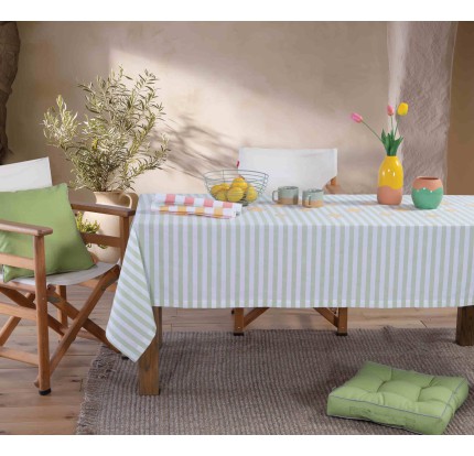Αλέκιαστο Τραπεζομάντηλο (1.40x 2.40) Nef-Nef Lemonade Mint