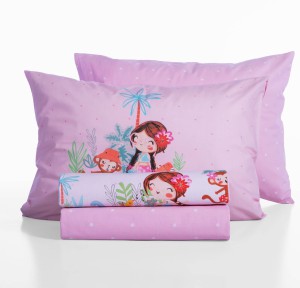 Παιδικά Σεντόνια Μονά (Σετ) Nef - Nef Welcome To India Lilac