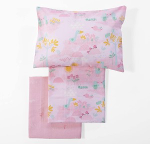 Σεντόνια Κούνιας (Σετ) Nef-Nef Spring Happiness Pink