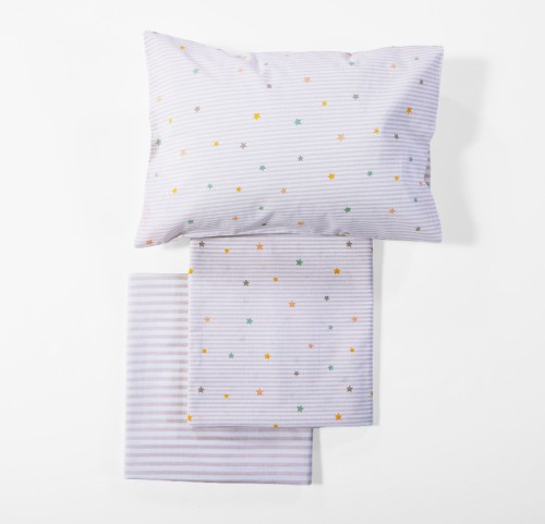 Σεντόνια Κούνιας (Σετ) Nef-Nef Happy Off White