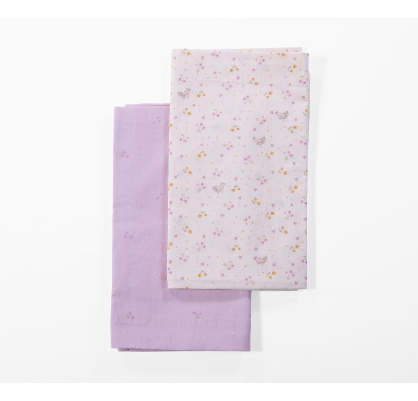 Σεντόνια Λίκνου (Σετ) Nef-Nef Cute And Sweet Ecru