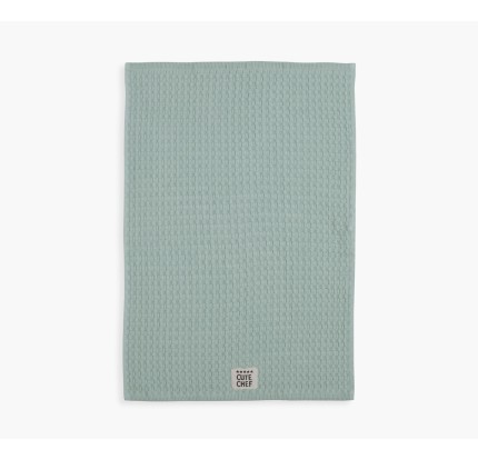 Ποτηρόπανο Πικέ Κουζίνας 45x68 Nef-Nef Cute Chef Mint