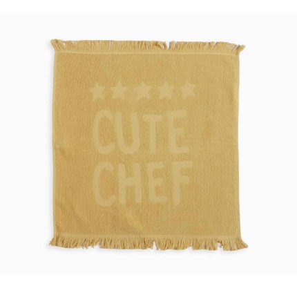 Πετσέτα Κουζίνας Nef-Nef 50x50 Cute Chef Yellow