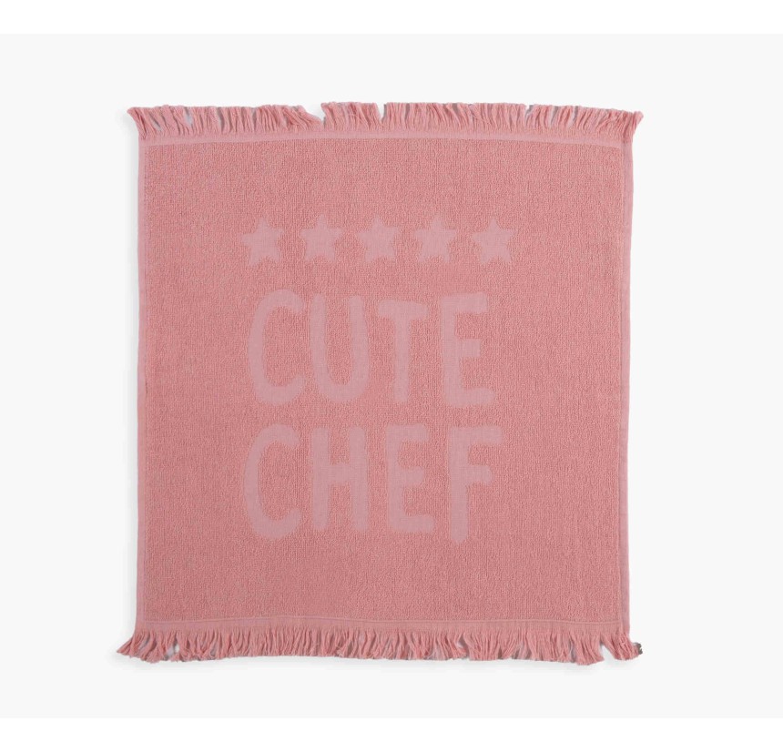 Πετσέτα Κουζίνας Nef-Nef 50x50 Cute Chef Pink Πετσέτα Κουζίνας Nef-Nef 50x50 Cute Chef Pink