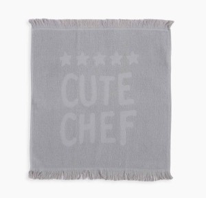 Πετσέτα Κουζίνας Nef-Nef 50x50 Cute Chef Light Grey Πετσέτα Κουζίνας Nef-Nef 50x50 Cute Chef Light Grey