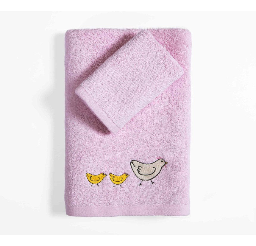 Παιδικές Πετσέτες Σετ (2τμχ) Nef- Nef Cute And Sweet Lilac