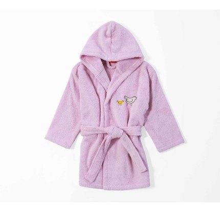 Βρεφικό Μπουρνούζι Με Κουκούλα Nef-Nef Cute And Sweet Lilac