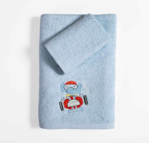 Παιδικές Πετσέτες Σετ (2τμχ) Nef- Nef Super Boy Light Blue