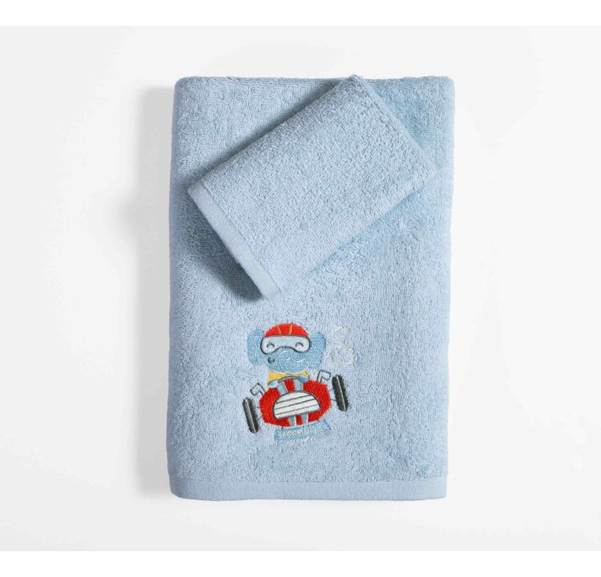 Παιδικές Πετσέτες Σετ (2τμχ) Nef- Nef Super Boy Light Blue