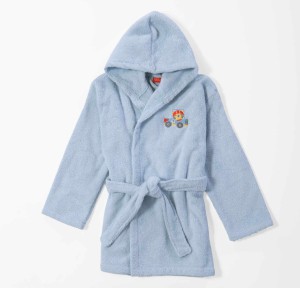 Βρεφικό Μπουρνούζι Με Κουκούλα Nef-Nef Super Boy Light Blue