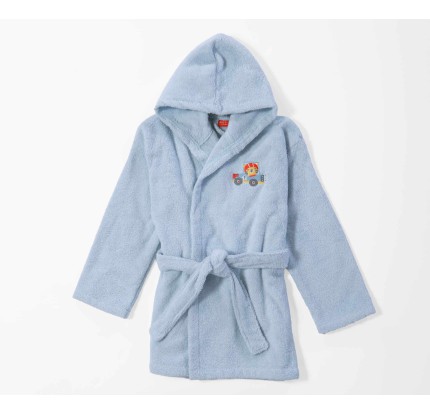 Βρεφικό Μπουρνούζι Με Κουκούλα Nef-Nef Super Boy Light Blue