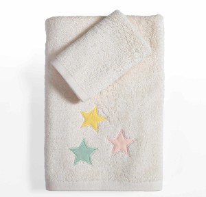 Παιδικές Πετσέτες Σετ (2τμχ) Nef- Nef Happy Ecru